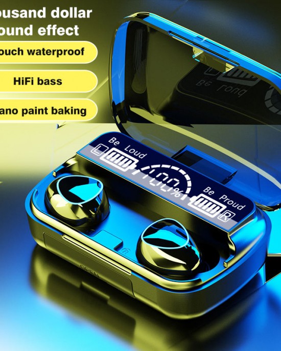 New arrival M10 earphone wireless headset high quality perfect sound earbuds sports game music BT headphone with power bank New arrival M10 earphone wireless headset high quality perfect sound earbuds sports game music BT headphone with power bank