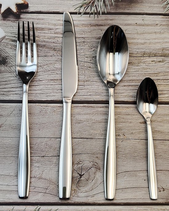 4pcs Glossy Silverware Set Stainless Steel Juego De Cubiertos Knife Fork Cutlery Plated Flatware Sets for Restaurant Hotel 4pcs Glossy Silverware Set Stainless Steel Juego De Cubiertos Knife Fork Cutlery Plated Flatware Sets for Restaurant Hotel
