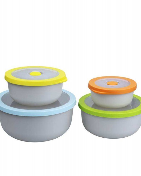 4Pcs/Set Bpa Free Food Container Microwave Safe Bento Lunch Box Plastic Food Storage Bowl Fresh Seal Bowl Set With Lid 4Pcs/Set Bpa Free Food Container Microwave Safe Bento Lunch Box Plastic Food Storage Bowl Fresh Seal Bowl Set With Lid