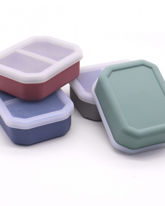 Food Grade Silicone Food Storage Container Leak Proof Children Silicone Lunch Box Bpa Free Bento Lunch Box for pet Food Grade Silicone Food Storage Container Leak Proof Children Silicone Lunch Box Bpa Free Bento Lunch Box for pet