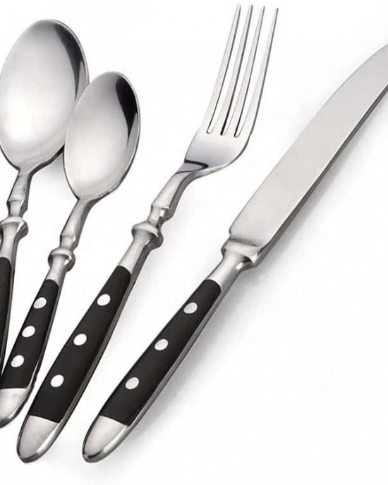 High Quality Germany Forged with Bakelite Handle Stainless Steel Flatware Spoon Fork Knife Tableware Set High Quality Germany Forged with Bakelite Handle Stainless Steel Flatware Spoon Fork Knife Tableware Set
