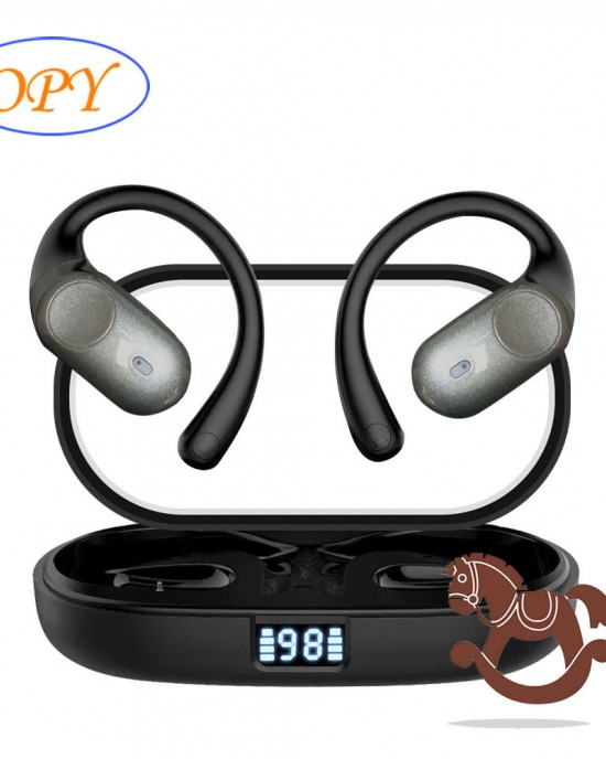 Owns80 Rotation Open Wear Nothing Large Language Headphones Earbuds with Sack