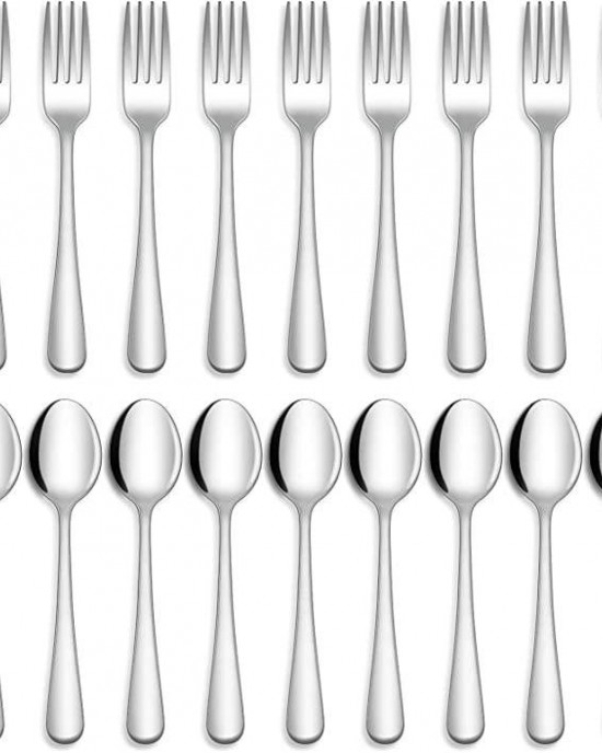 Home Kitchen Restaurant Forks and Spoons Silverware Set Food Grade Stainless Steel Flatware Cutlery Set Home Kitchen Restaurant Forks and Spoons Silverware Set Food Grade Stainless Steel Flatware Cutlery Set